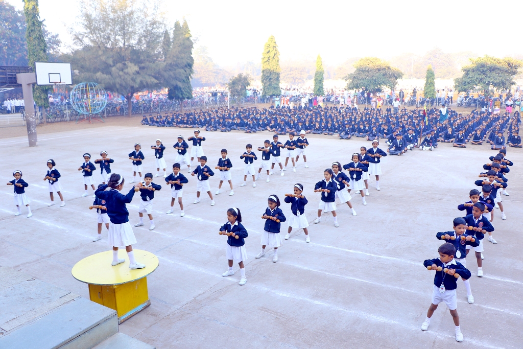 A Patriotic Drill Dance by Pre-Primary Section